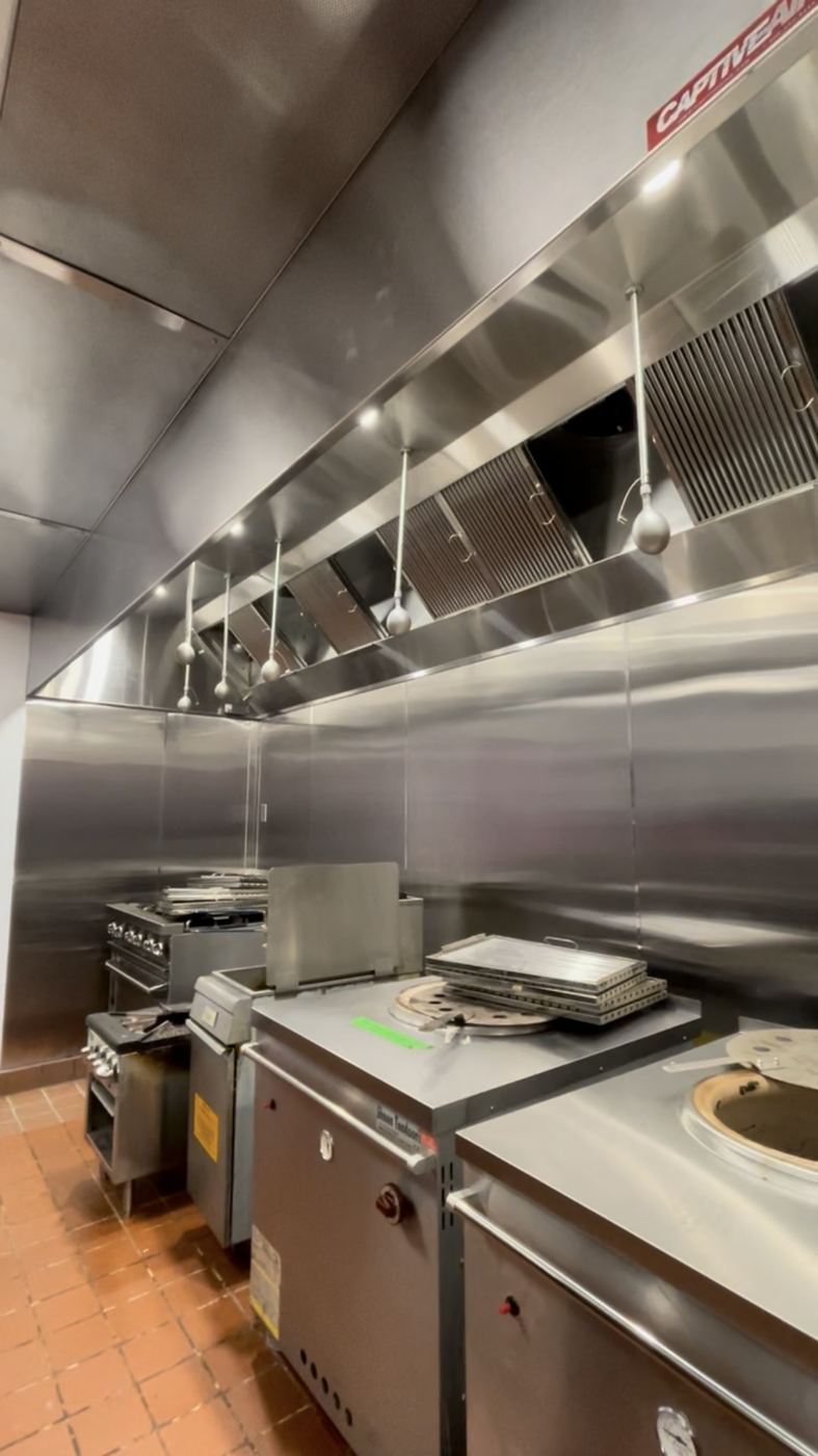 Captive-Aire hood system installed in commercial kitchen