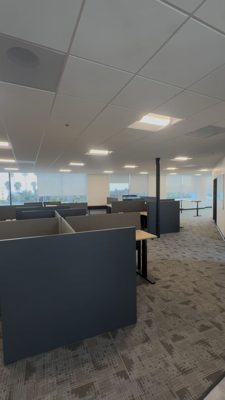 Office floor cubicles complete